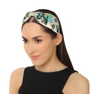 Accessher Women Hairband Casual Wear Handcrafted Designer Pearl