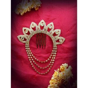 Delicate Studded Hair Jooda  Pin Comb Pin for Women