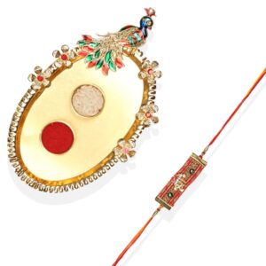 ACCESSHER Elegant Religious Shree Design Rakhi