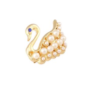 Gold Plated Saree Pin/Kurta Brooch For Women.