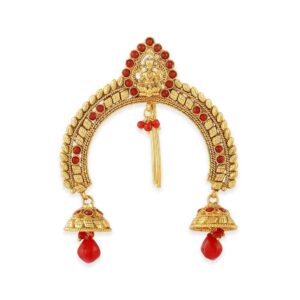 Gold Plating Temple Design Lakshmi Choti, Bilai for Women