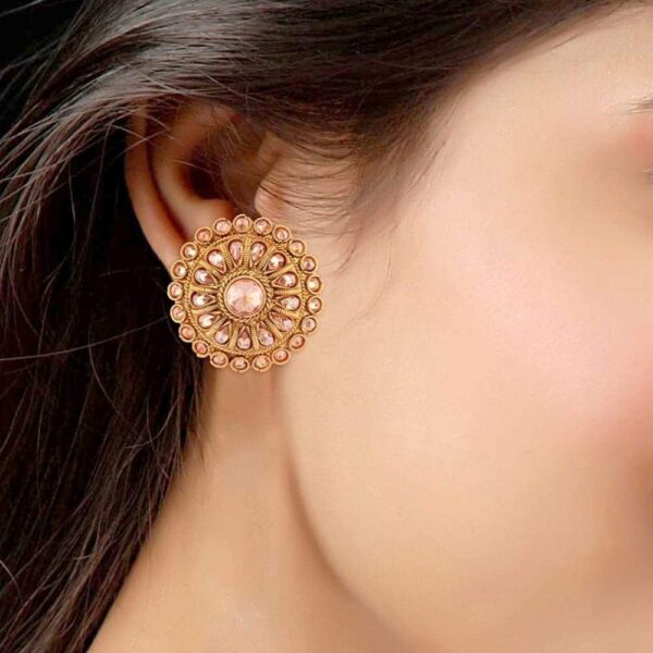 rajwadi earrings gold