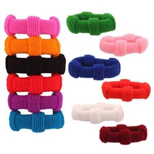 Multicolor Rubber Hair Band Set of 12 Pcs for Women