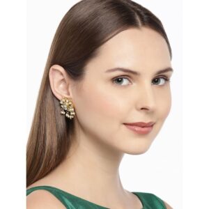 Pachi Kundan Embellished Traditional Stud Earrings for Women