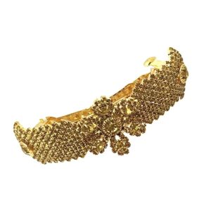 Accessher Gold Plated Designer Studded Back Clip Hair Clip with Rhinestone for Women