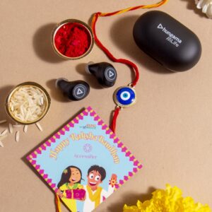 Accessher Combo Rakhi & Hungama Bounce 101 Earbuds
