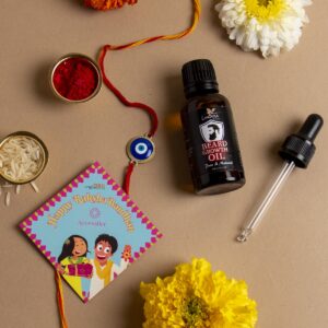 Accessher Combo Rakhi & Luxura Beard Oil