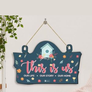 This Is Us Printed Wall Hanging