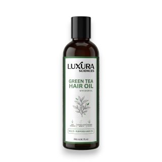 Luxura Sciences Green Tea Hair Oil with Onion Oil 200ml for Hair Improvement.