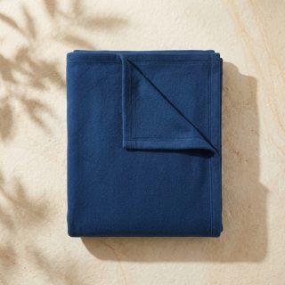 SWARG HOMES Blue Polar Fleece Single Bed Blanket - Ultra Soft All Season AC Blanket (60×90 Inch, 400 GSM)
