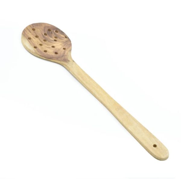 Swarg Kitchen Handmade Wooden Non-Stick Serving and Cooking Spoon Kitchen Tools, Set of 5, Rosewood, Brown Higenic Cooking Spatula set good for health - Image 2