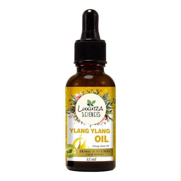 Luxura Sciences Ylang Ylang Essential Oil for Relaxation Aromatherapy and Skin Care with Floral and Sweet Aroma for a Calming and Refreshing Experience (30 ML)