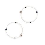 ACCESSHER Silver Plated Anklet Set with Ghungroos | Oxidised Leaf- Design Payal/Legchain/Foot Jewellery | Modern & Traditional Accessories Gift for Women & Girls (Design 2)