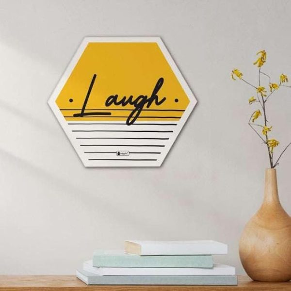Indigifts Diwali Decoration for Home Hexagon Wall Decor Poster Frame- Set of 3, Wall Decoration Items for Frame, Wall Decoration Items for Frame, Poster Frames For Wall, Hexagone Frames Wall - Image 3