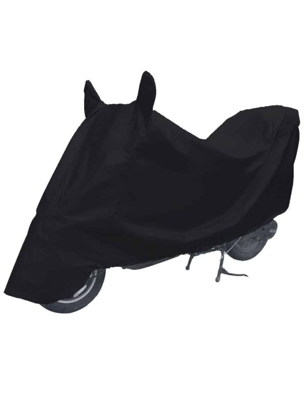 7 Mile Stone Two Wheeler Body Cover (Black)