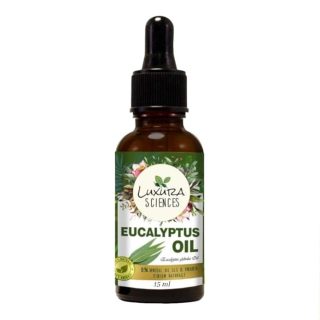 Luxura Sciences Eucalyptus Essential Oil for Hair Skin Nails and Aromatherapy 15ml Soothing and Refreshing Oil for Relaxation Scalp Care Massage Diffuser and DIY Skincare