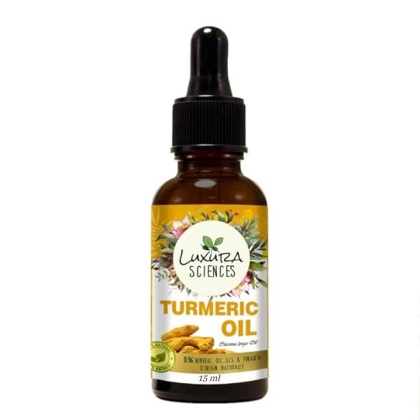 Luxura Sciences Essential oils for Hair | Skin | Nails | Aromatherapy (Turmeric, 15ml)