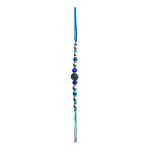 ACCESSHER Delicate Blue Beads Rakhi with Smiley Face for Beloved Brother, Kids Pack of 1/ Gifting with Roli Kumkum Packets & Happy Rakshabandhan Card