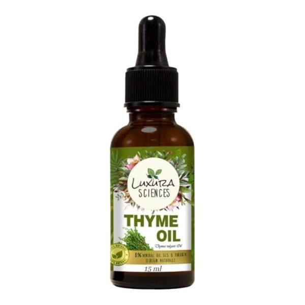 Luxura Sciences Essential oils for Hair | Skin | Nails | Aromatherapy (Thyme, 15ml) - Image 2