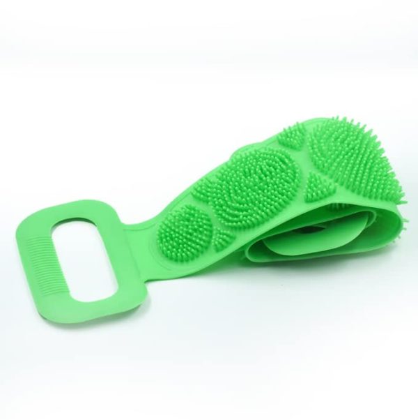 Swarg Homes Silicone Body Scrubber Belt, Double Side Shower Exfoliating Belt Removes Bath Towel, (Double Chopping Belt Scrubber Washer for Bath) - Image 2