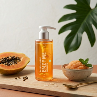 Luxura Prima Papaya Sorbet Enzyme Cleanser Face Wash for Refreshed & Radiant Skin (100 ML)