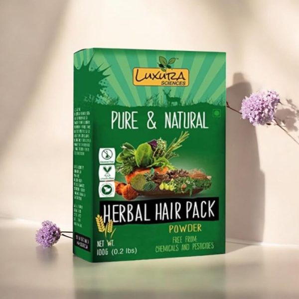 Luxura Sciences Natural Hair Pack for Dry Hair | Nourishing Hair Mask (100g) | Enriched with Natural Ingredients for Hydration & Manageability | Suitable for All Hair Types - Image 2