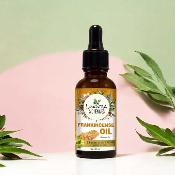Luxura Sciences Organic Frankincense Essential Oil for Aromatherapy, Relaxation, and Wellness with Boswellia Serrata Extract – Natural and Undiluted (30 ML) - Image 2