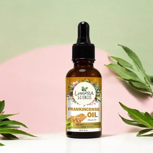 Luxura Sciences Organic Frankincense Essential Oil for Aromatherapy, Relaxation, and Wellness with Boswellia Serrata Extract – Natural and Undiluted (30 ML) - Image 5