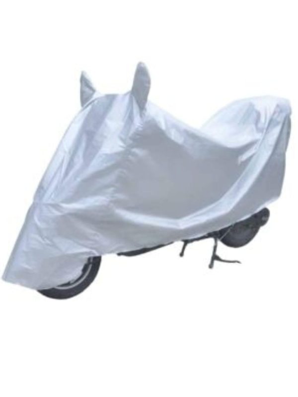 7 Mile Stone Two Wheeler Body Cover (Silver)