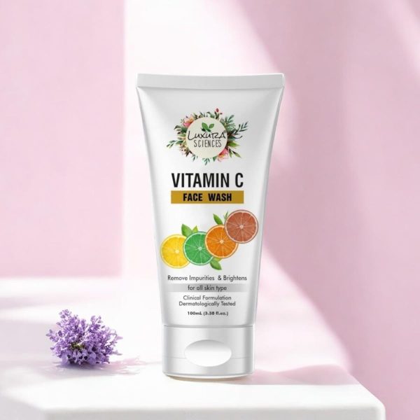 Luxura Sciences Face Wash (vitamin C, 100ml) - Image 2