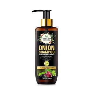 Luxura Sciences Onion Oil Shampoo For Hair 300ML Sulphate Free Gentle Cleansing No Parabens No Silicones No Colorants Nourishing Formula Reduces Hair Fall