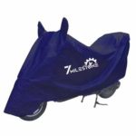 7 Mile Stone Two Wheeler Body Cover (Blue)