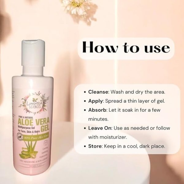 Luxura Sciences Aloe Vera Gel 200 ml - Image 3