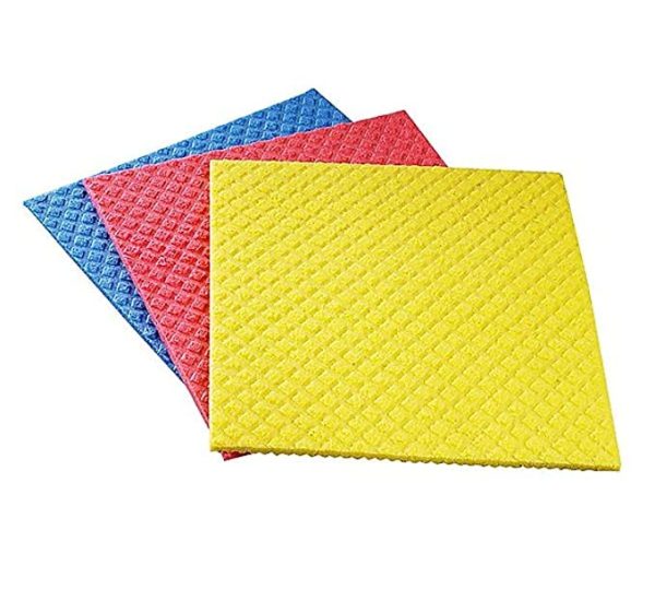 Swarg Kitchen Cellulose Cleaning Sponge Wipes or Kitchen, 20 x 16 x 0.5 cm - Pack of 10 Wipes (Multicolor).Kitchen & Home Cleaning, Higenic Cleaning for Oil and dust Free Kitchen - Image 3
