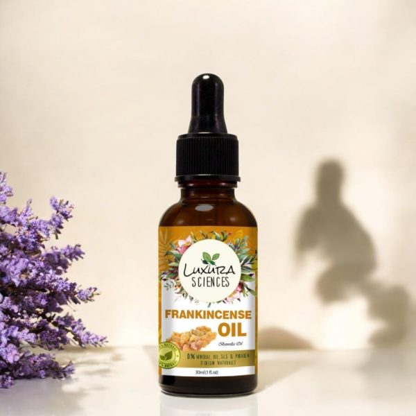 Luxura Sciences Organic Frankincense Essential Oil for Aromatherapy, Relaxation, and Wellness with Boswellia Serrata Extract – Natural and Undiluted (30 ML) - Image 3