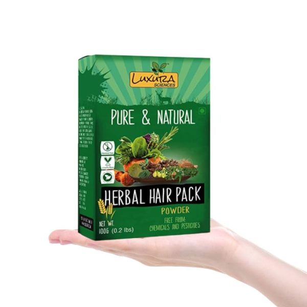 Luxura Sciences Natural Hair Pack for Dry Hair | Nourishing Hair Mask (100g) | Enriched with Natural Ingredients for Hydration & Manageability | Suitable for All Hair Types - Image 4