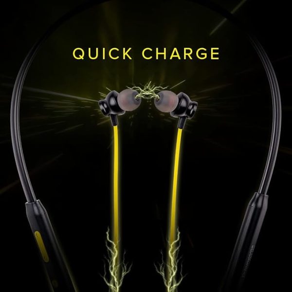 Newly Launched HiLife Jump 201 Wireless Neckband with Quick Charge, Up to 11H Playback, IPX5 Water Resistance, 1 Year Free Subscription for Hungama Music & Hungama Play - Image 4