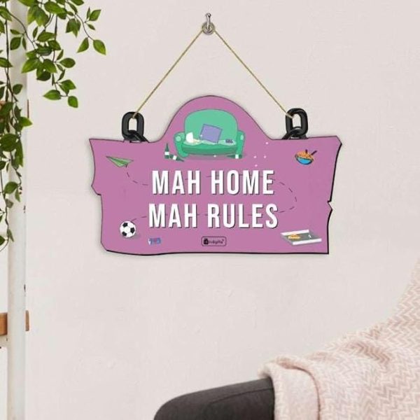 Indigifts Gift Hamper Mini Wall Hanging 20.6 x 13 Cm, Board Printed MDF Wall Hanging, Wall Hanging Decorative Item, Wall Hanging Decorative Items, Wall Hangings for Home Decoration - Image 2