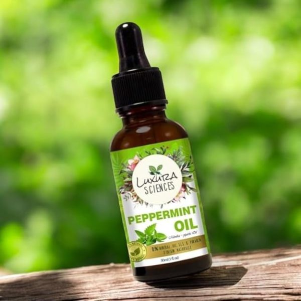 Luxura Sciences Organic Peppermint Essential Oil for Diffuser Relaxation and Hair Care with Mentha Piperita Extract Refreshing Mint Aroma for Home and Office Use (30 ML) - Image 5