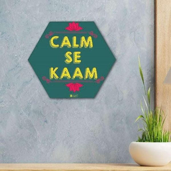 Indigifts Hexagon Poster Frame Set Legend at Work Quotes Printed Poster Frame, Room Décor, Room Decoration Items, Home Decorative Gift Item, Decor Items for Living Room, Bedroom, Kitchen Corner - Image 3