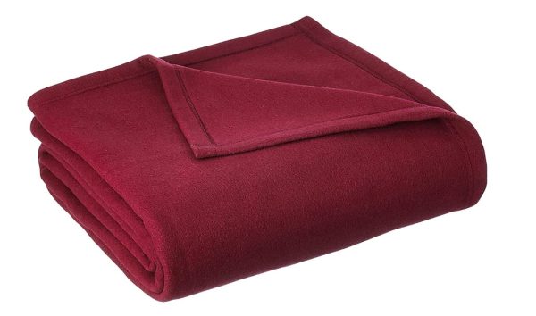 SWARG HOMES Polar Fleece Blanket Double Bed weight 1200 Grams Blanket| All Season Ultra Soft & Light-Weight Travel Blanket |,Home AC Blanket 90x90 inch Maroon