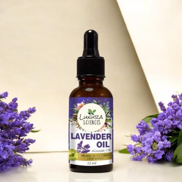 Luxura Sciences Lavender oil for hair growth skin care nail strengthening aromatherapy soothing scalp massage pure and natural therapeutic grade oil for relaxation wellness 15ml - Image 4