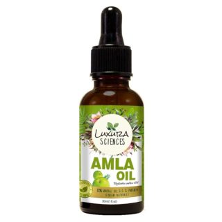 Luxura Sciences Organic Amla Oil - With Dropper 30ml