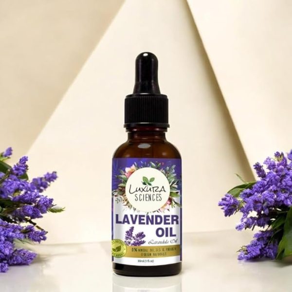 Luxura Sciences Organic Lavender Essential Oil (NATURAL - UNDILUTED) Therapeutic Grade Perfect for Aromatherapy, Relaxation, Skin Therapy,Headache, Pain, Meditation, Anxiety (30 ML) - Image 2