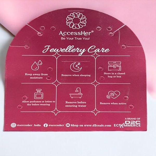 ACCESSHER Traditional Multicolour Menakari Om/Aum Rakhi for Beloved Brother & Gifting with Roli Kumkum Packets & Happy Rakshabandhan Card - Image 2