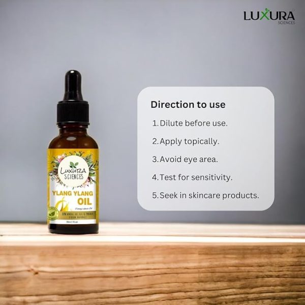 Luxura Sciences Essential oils for Hair | Skin | Nails | Aromatherapy (Ylang Ylang, 15ml) - Image 4