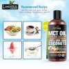 Luxura Sciences Organic MCT Oil for Ketogenic Diet & Energy Support - Dairy & Gluten Free Non-GMO Formula (250 ML)