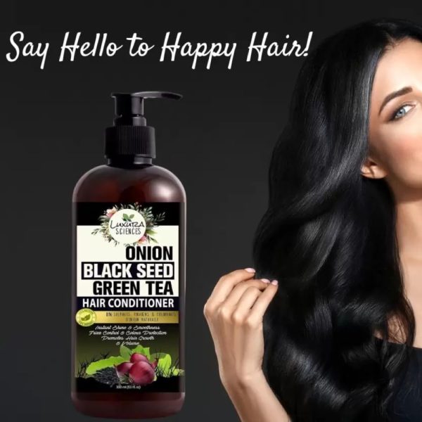 Luxura Sciences Onion Conditioner (250ML) - Sulfate-Free | Nourishes, Smoothens & Strengthens Hair | Ideal for All Hair Types | Enriched with Natural Ingredients - Image 2
