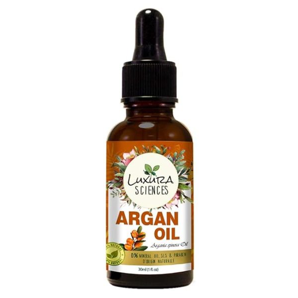 Luxura Sciences Essential oils for Hair | Skin | Nails | Aromatherapy (Argan, 15ml)