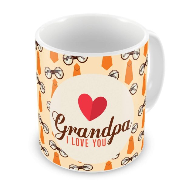 Indigifts I Love You Grandma Grandpa Coffee Mug Set of 2 | Printed Ceramic Coffee Mug 325 ml | 3 Layer Safe Packaging | MATERIAL: White Ceramic| High Quality Digital Printing| Premium Quality - Image 3